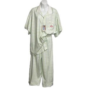 KAREN NEUBURGER "Savannah Nights" 2-Piece Pajama Set Size 2X, NWT